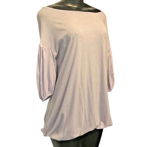 Small Karoo by Mark Eisen New Womens Top Lavender Oversize Top Shirt Soft - Picture 4 of 8